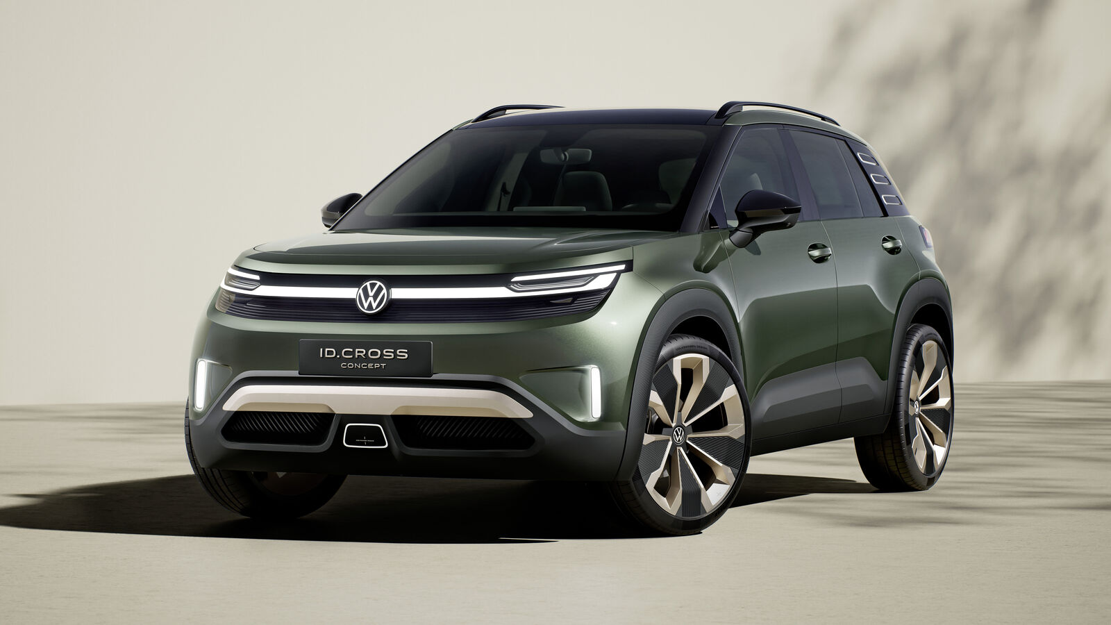Illustration pour volkswagen id cross