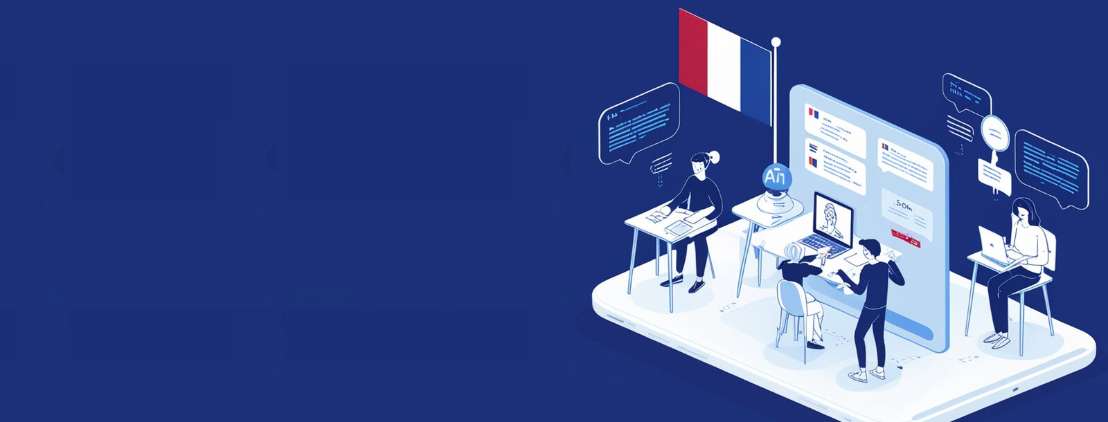 Illustration pour ia française