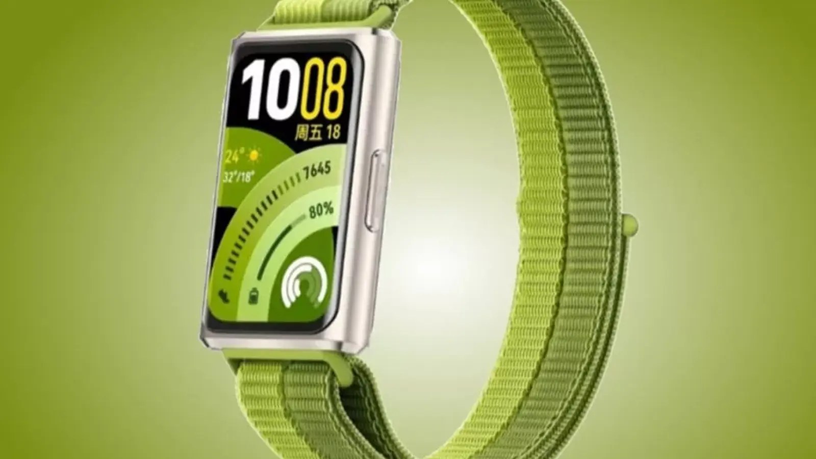 Huawei Band 10 porté au poignet, bracelet connecté léger avec suivi du sommeil et de la fréquence cardiaque