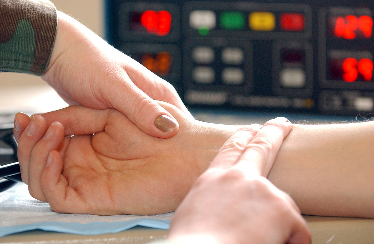 Tracé d'électrocardiogramme montrant un rythme cardiaque régulier